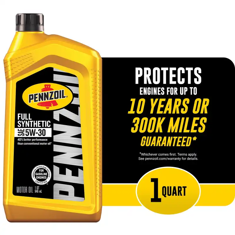 Pennzoil 5W-30 Gasoline Synthetic Motor Oil 1 Qt 1 Pk