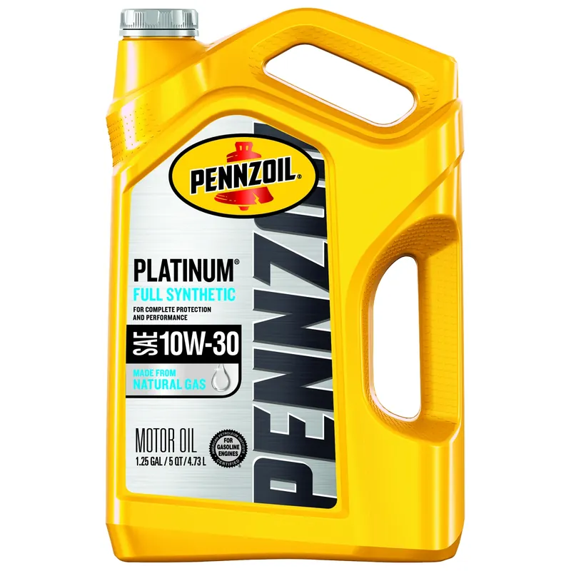 Pennzoil Platinum 10W-30 Gasoline Synthetic Motor Oil 5 Qt 1 Pk