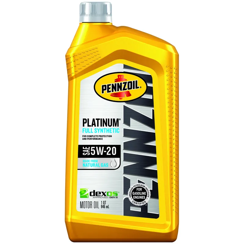 Pennzoil Platinum 5W-20 4-Cycle Synthetic Motor Oil 1 Qt 1 Pk