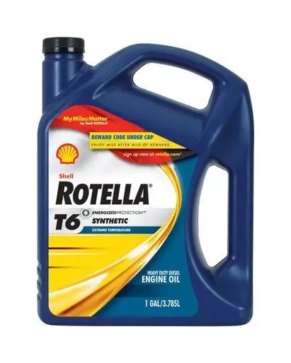 Shell Rotella T6 Synthetic Engine Oil, Gal.