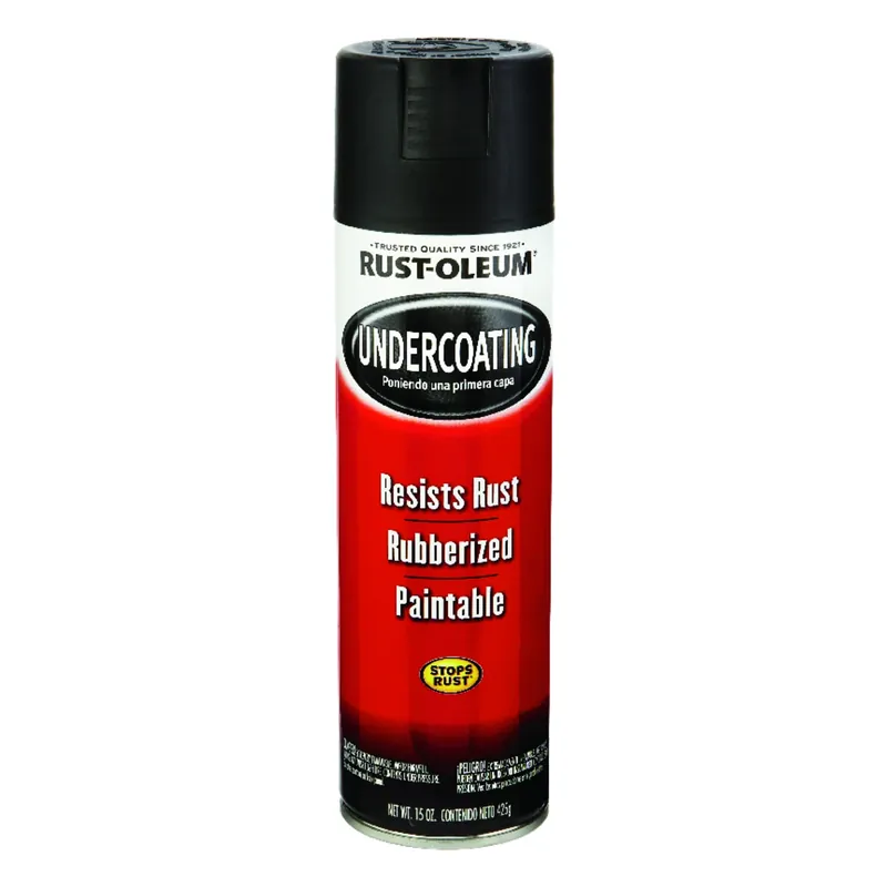 Rubberized Undercoating Spray, Black, 15-oz.