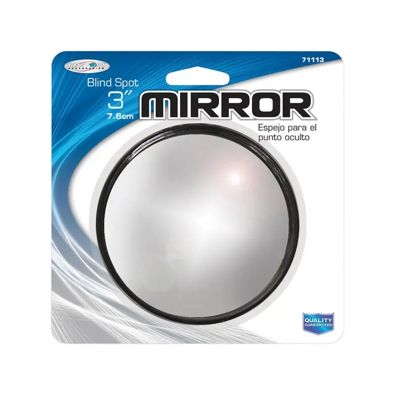 Custom Accessories Silver Blind Spot Mirror 1 Pk