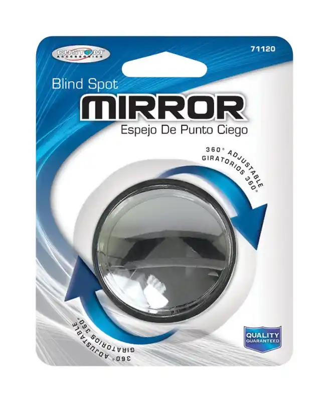 Custom Accessories Black Blind Spot Mirror 1 Pk