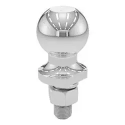 40064 2 Inch Trailer Ball, 3/4 Inch Shank, 3500 Lb Capacity, Chrome Finish