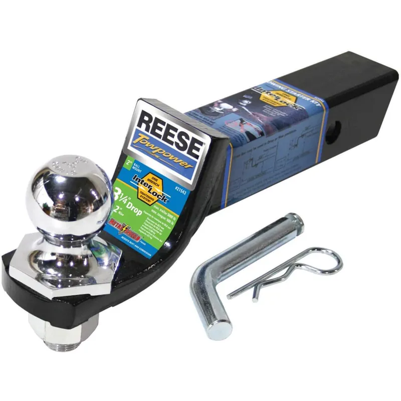 Reese Towpower 5000 Lb. Cap. Trailer Hitch Starter Ball Mount Kit