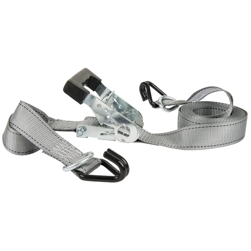 Keeper 1.5 In. W X 14 Ft. L Gray Tie Down W/Ratchet 1000 Lb 1 Pk