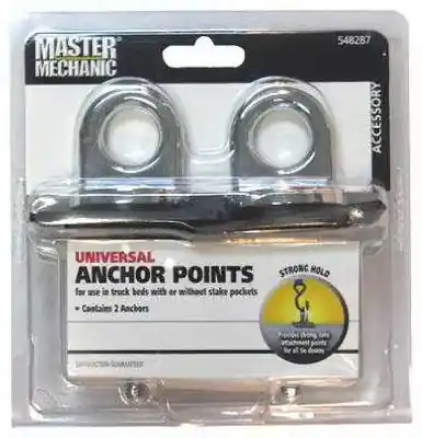 Chrome Universal Anchor Points, 2-Pk.