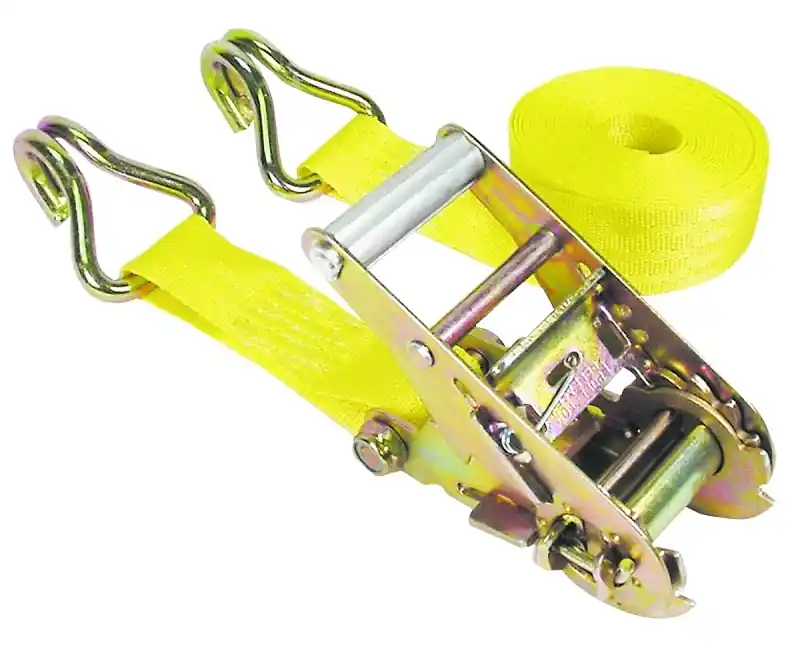 Keeper 1-3/4 In. W X 15 Ft. L Black/Gray Tie Down W/Ratchet 1666 Lb 1 Pk