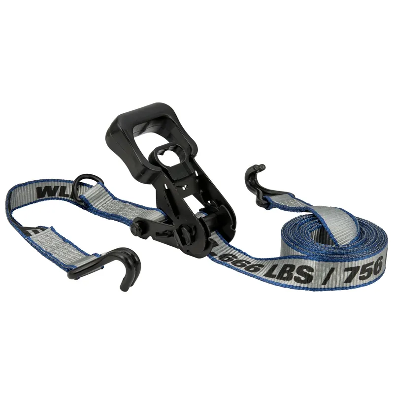 Keeper 1.5 In. W X 14 Ft. L Gray Ratchet Tie Down Strap 1666 Lb 1 Pk