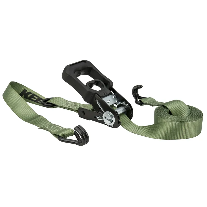 Keeper 1.25 In. W X 12 Ft. L Green Ratchet Tie Down Strap 1000 Lb 1 Pk