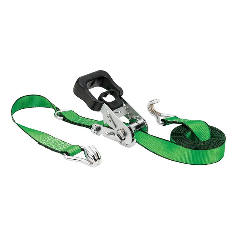 Keeper 1.5 In. W X 16 Ft. L Green Ratchet Tie Down Strap 1666 Lb 1 Pk