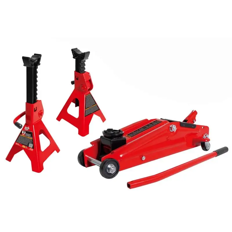 Hydraulic 3 Ton Automotive Floor Jack - Maximum Lift Height 15.7 Inches