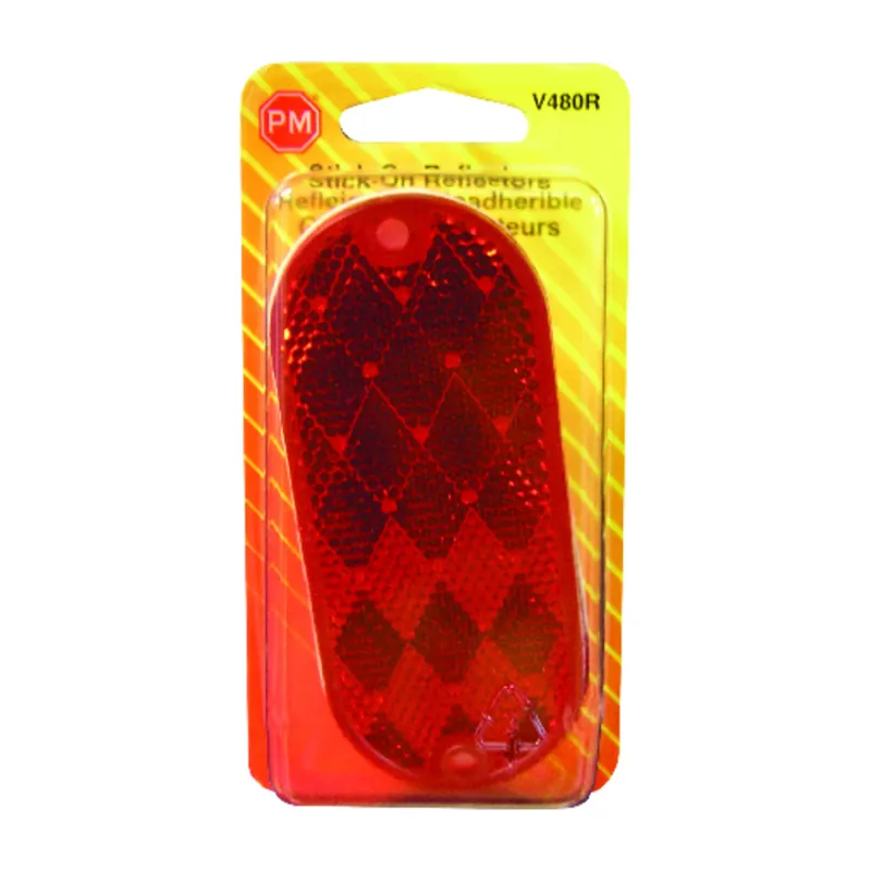 Peterson Red Oblong Reflector 1 Pk