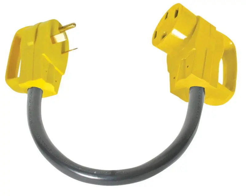 Camco Power Grip 2.3 In. 50 Amps Dogbone Adapter 1 Pk