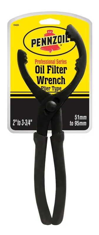 Professional Oil Filter Wrench, Plier-Type For Oversized Filters