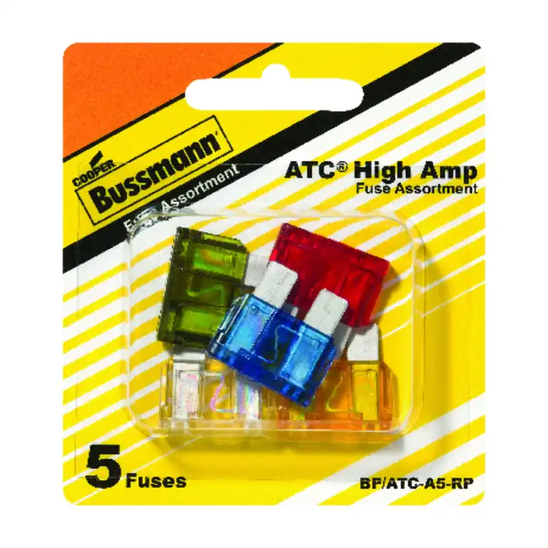 Bussmann ATC Assorted Fuse Assortment 5 Pk