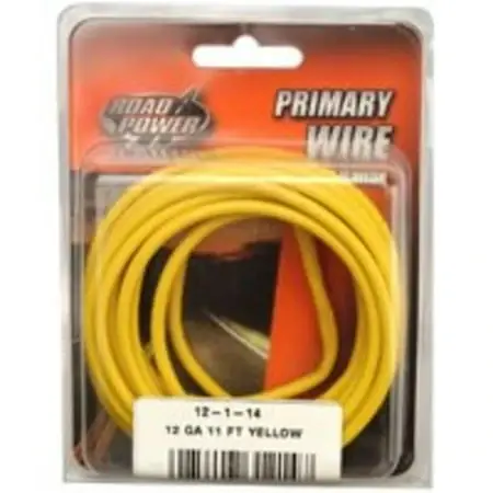 11 Ft. 12 Ga. Pvc-coated Primary Wire, Yellow - Model 55671733