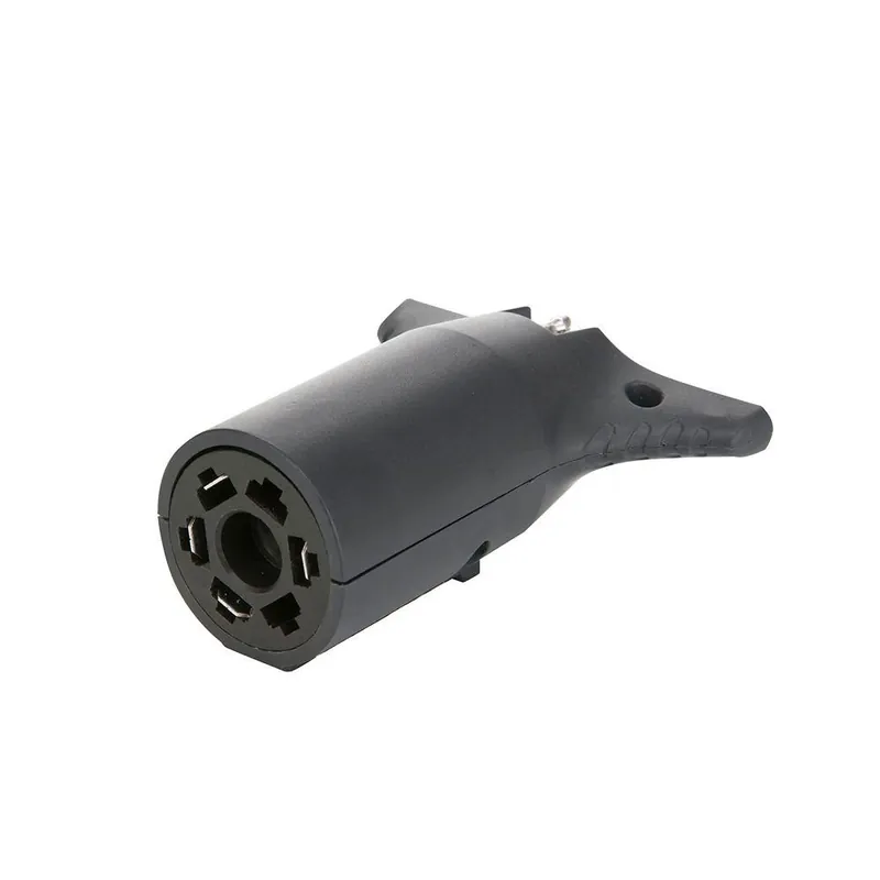 7-way Round Blade To 4-way Flat Trailer Wiring Connector Adapter