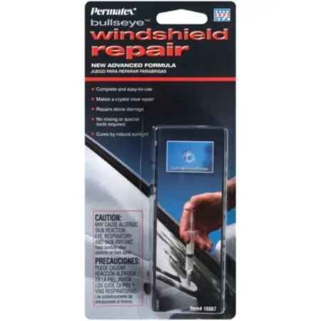 Bullseye Windshield Repair Kit, 0.025 Oz. Syringe For Quick Repairs