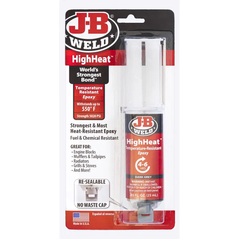 High Heat Syringe 2-Part Epoxy System, 25ml