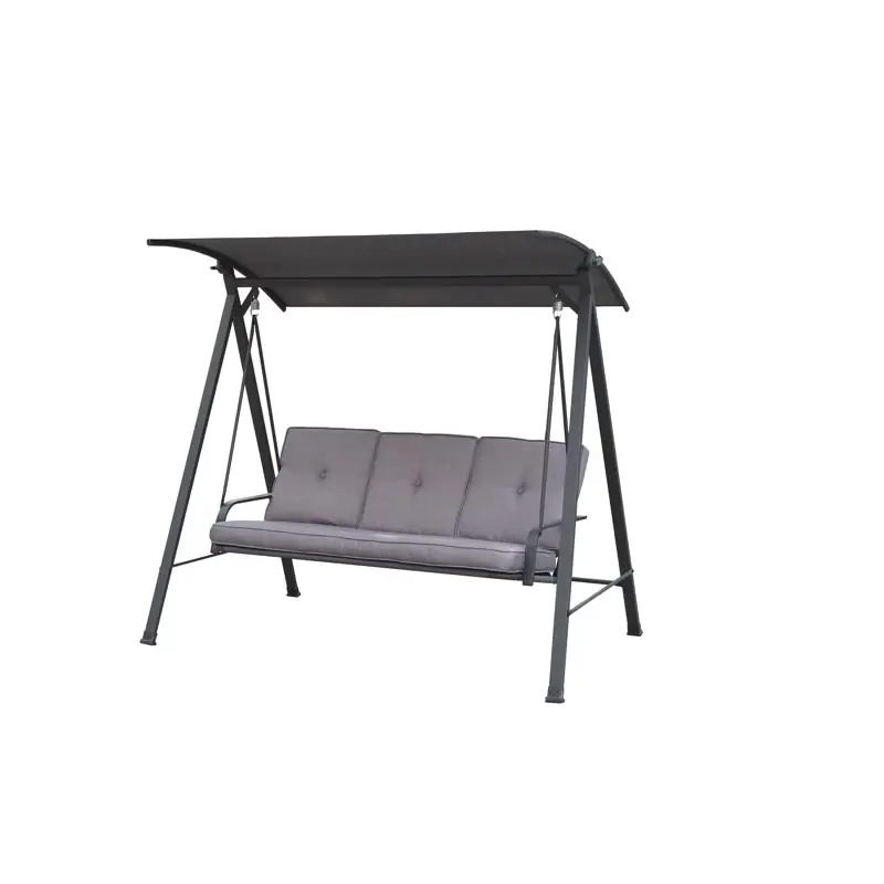 3 Person Steel Bench Swing With Cushions, Model Rus496k