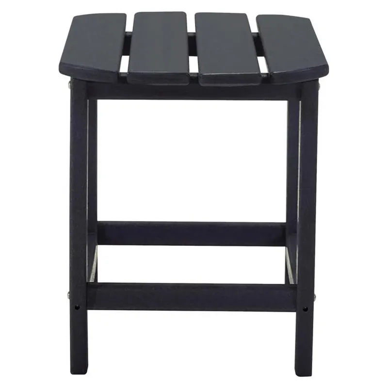 Signature Design By Ashley Sundown Treasure Black HDPE Square Contemporary End Table