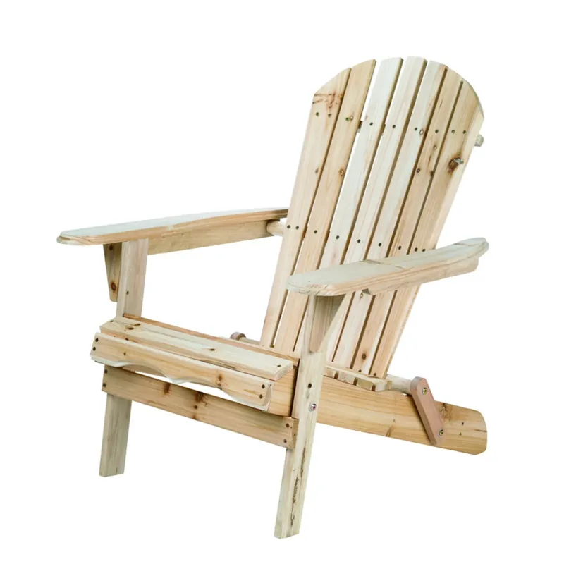 Foldable Natural Wood Frame Adirondack Chair - Model Mpg-ace10fr