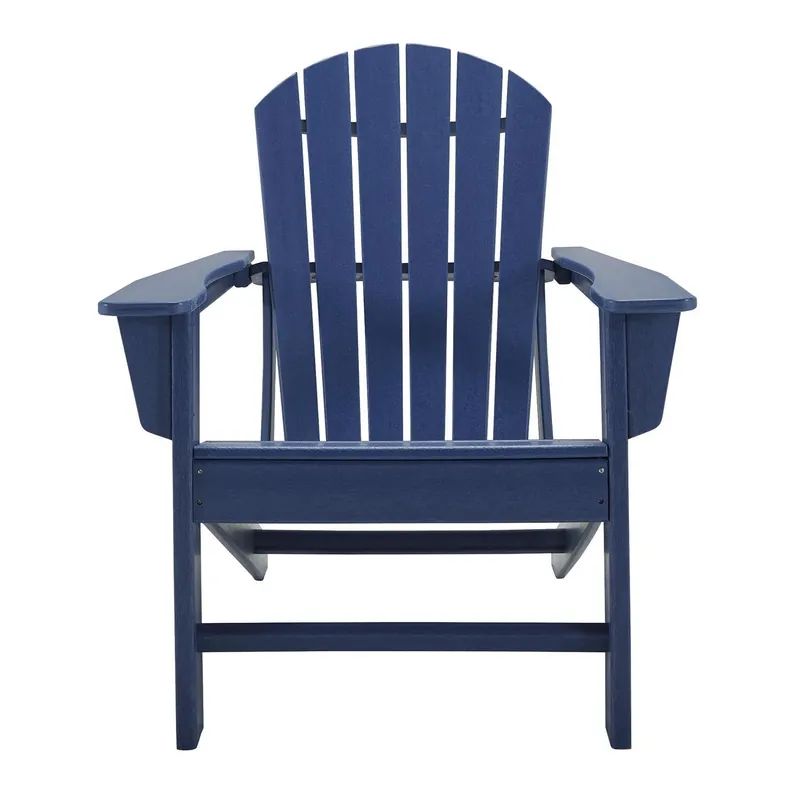 Signature Design By Ashley Sundown Treasure Blue Hdpe Adirondack Chair