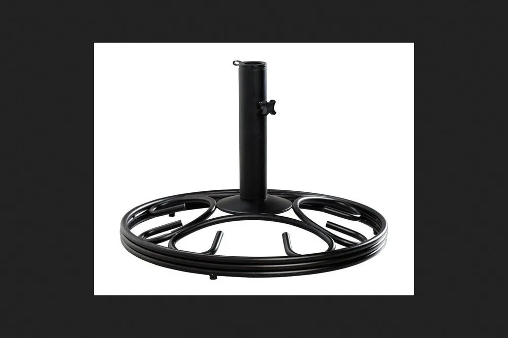 UMBRELLA BASE BLK 18"