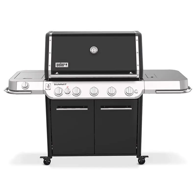 Weber Summit Fs38 E 5 Burner Liquid Propane Grill Black