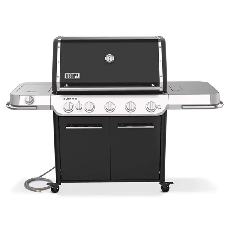 Weber Summit Fs38 E 5 Burner Natural Gas Grill Black 52 Inch
