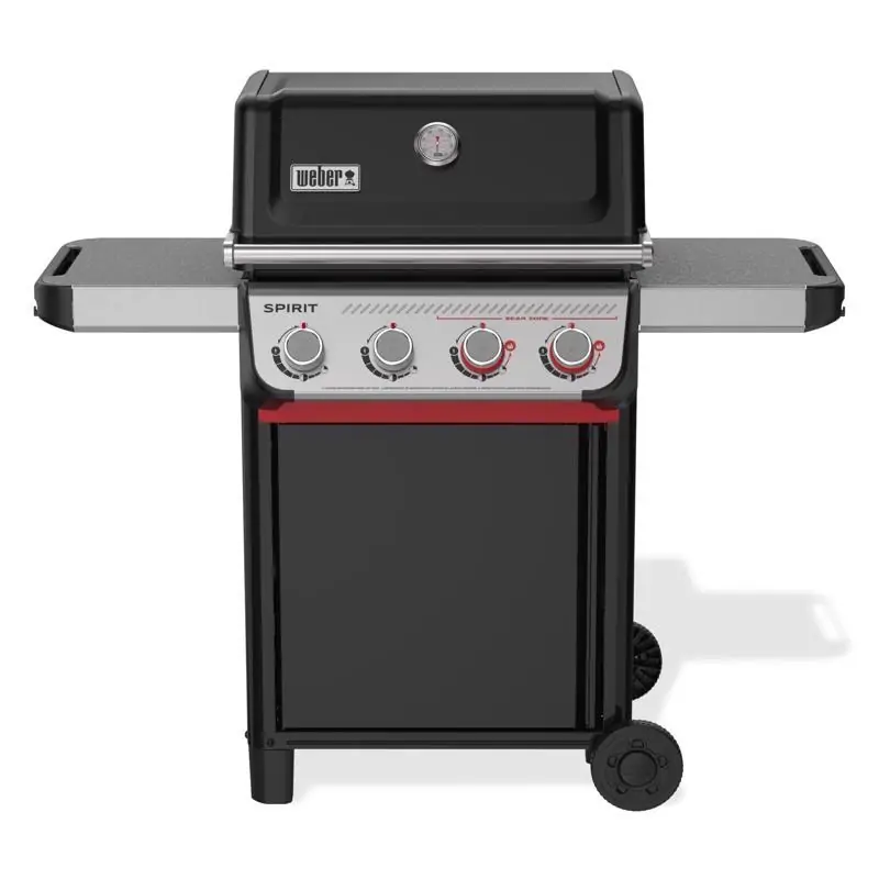 NEW! Spirit E-425 LP Gas Grill, 4 Burners & Sear, Black