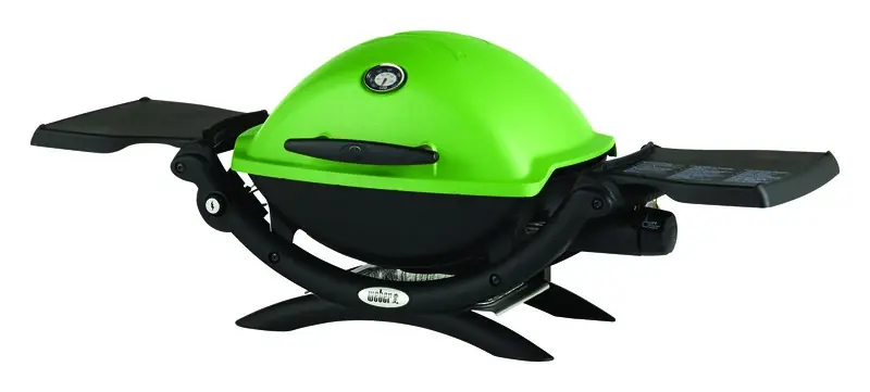 Q-1200 Portable Gas Grill, 8500 BTU, Green