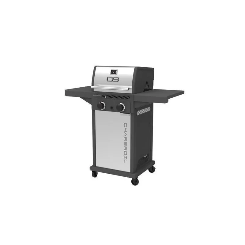 Charbroil 2‑Burner Propane Grill – Gray, 22‑in Deep, 310 sq in Cooking Area