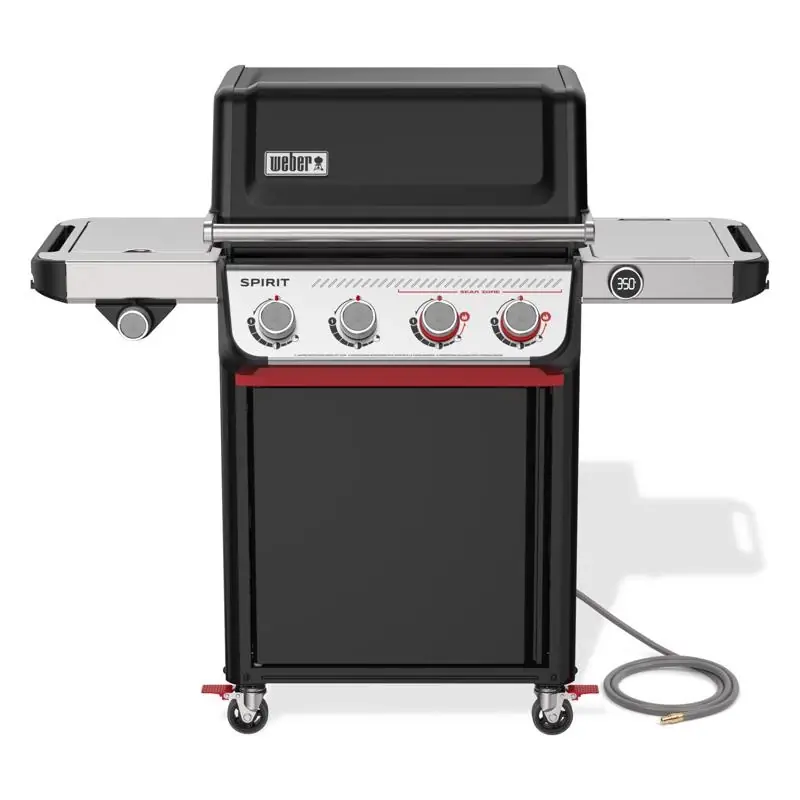 Weber Spirit Ep-435 4 Burner Natural Gas Grill With Digital Thermometer Black
