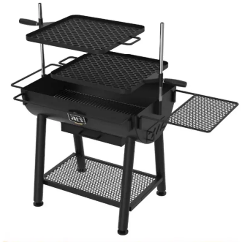 Firecraft Series Barrel Charcoal Grill, Black