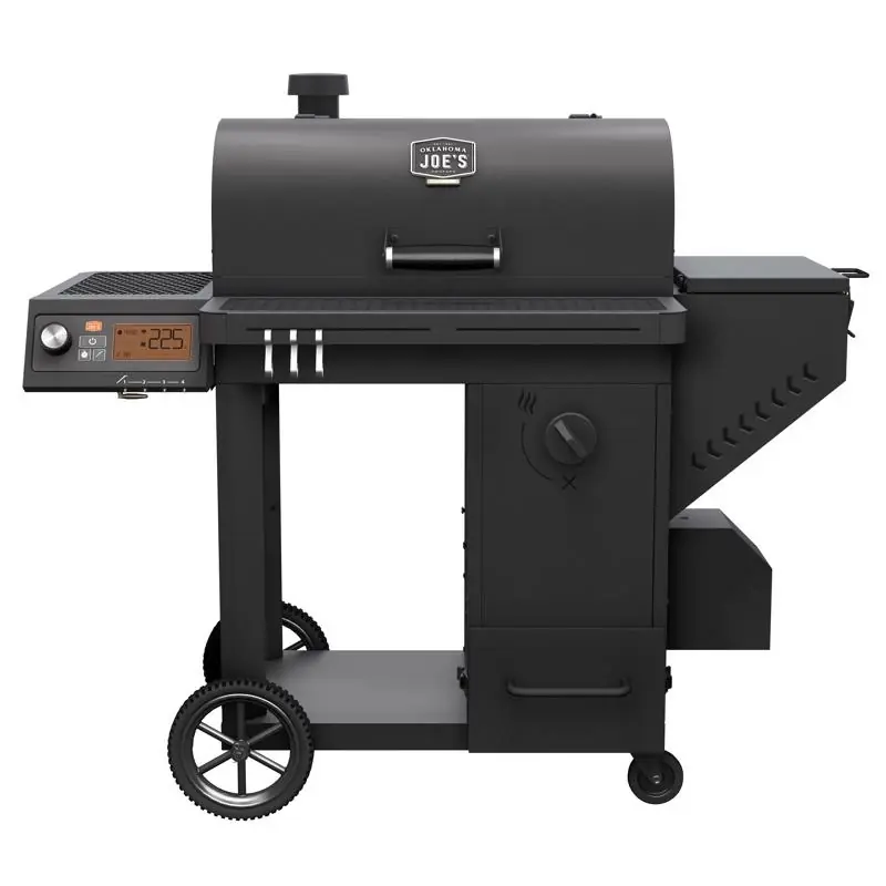Oklahoma Joe‘s Tahoma 900 Sq. In. Black Vertical Gravity Feed Charcoal Smoker & Grill
