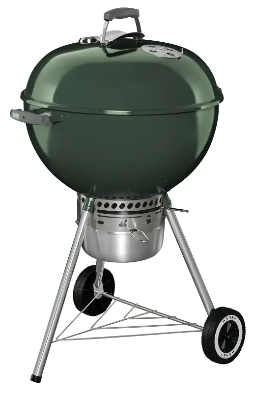 Original Premium Charcoal Kettle Grill, Green, 22 In.