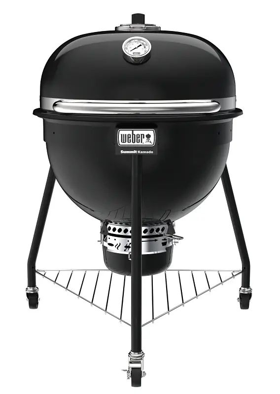 Summit Kamado E6 Charcoal Grill, Black