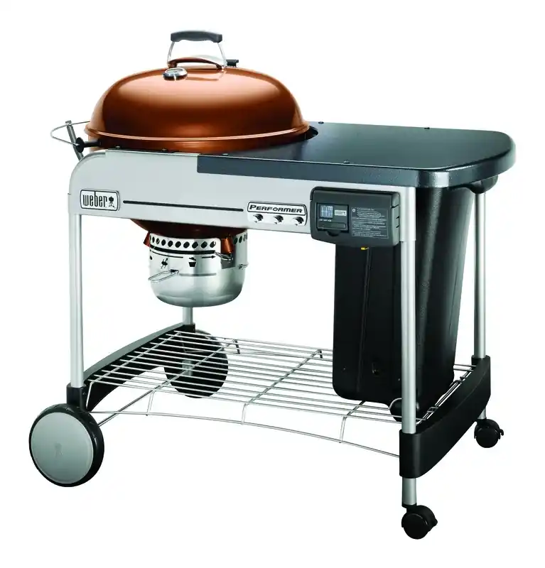 Performer Deluxe Charcoal Grill, Copper, 22 In.