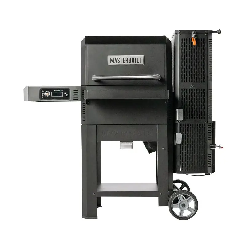 Masterbuilt 24 In. Gravity Series 600 Digital Charcoal And Wood Grill Smoker Black