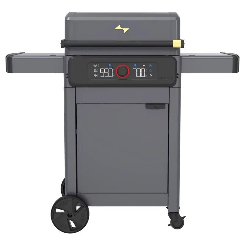 Current 1750w Electric Grill Slate With Anodized Aluminum Grate