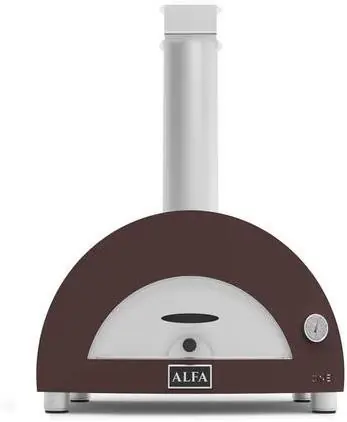 Fxone-lram One Wood-fired Copper Top Portable Pizza Oven With Forni Pyrometer And Insulation