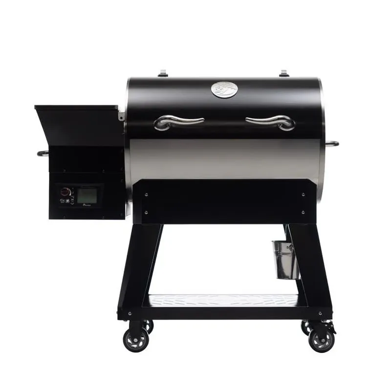 Recteq Deck Boss 800 Wi‑Fi Wood Pellet Grill & Smoker – Black/Silver