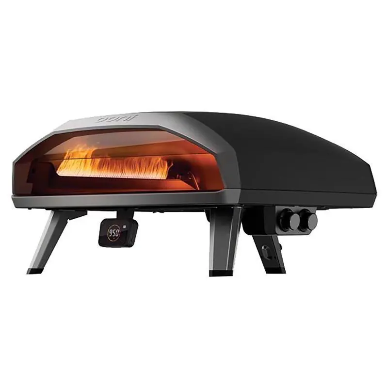 Ooni Koda 2 Max 24 Inch Liquid Propane Outdoor Pizza Oven Foundry Black