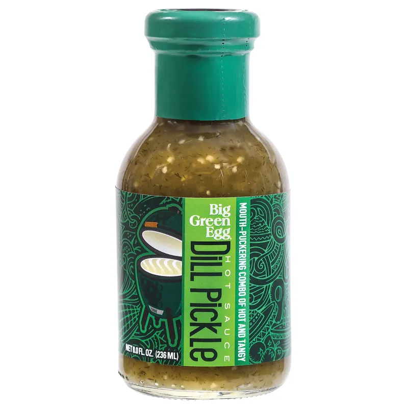 Dill Pickle Hot Sauce 8 Oz - Tangy And Spicy Flavor Enhancer