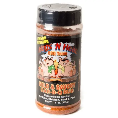 Mild And Savory Barbecue Rub - 11 Ounce Container