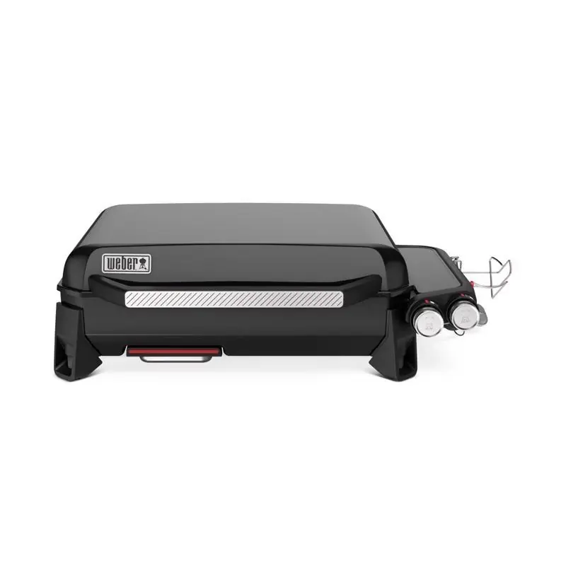Weber Slate 22 Inch Rust-resistant Table Top 2 Burner Liquid Propane Outdoor Griddle
