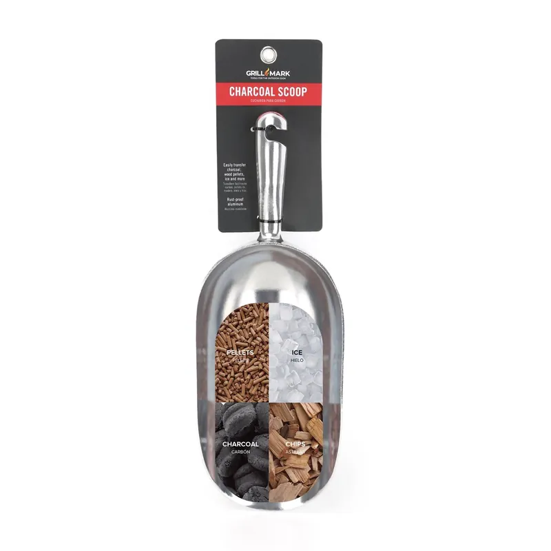 Grill Mark Aluminum Silver Charcoal/Pellet Scoop 1 Pk