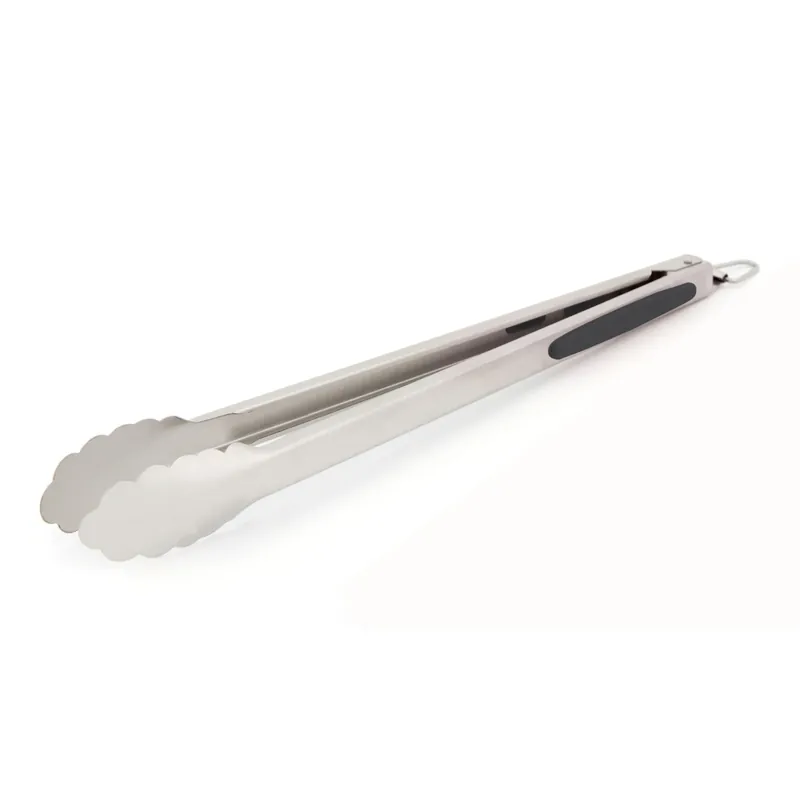 Grill Mark Stainless Steel Black/Silver Grill Tongs 1 Pc